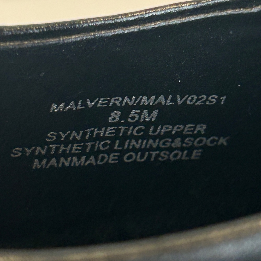 Steve Madden Malvern Loafers Womens 8.5 Black Chunky Platform Lug Sole MALV02S1 - Picture 7 of 8